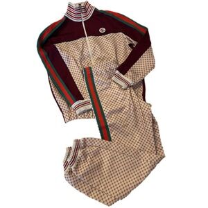 Gucci Beige and Brown Patterned Jacket